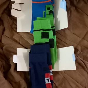 Minecraft 6 Pack Socks